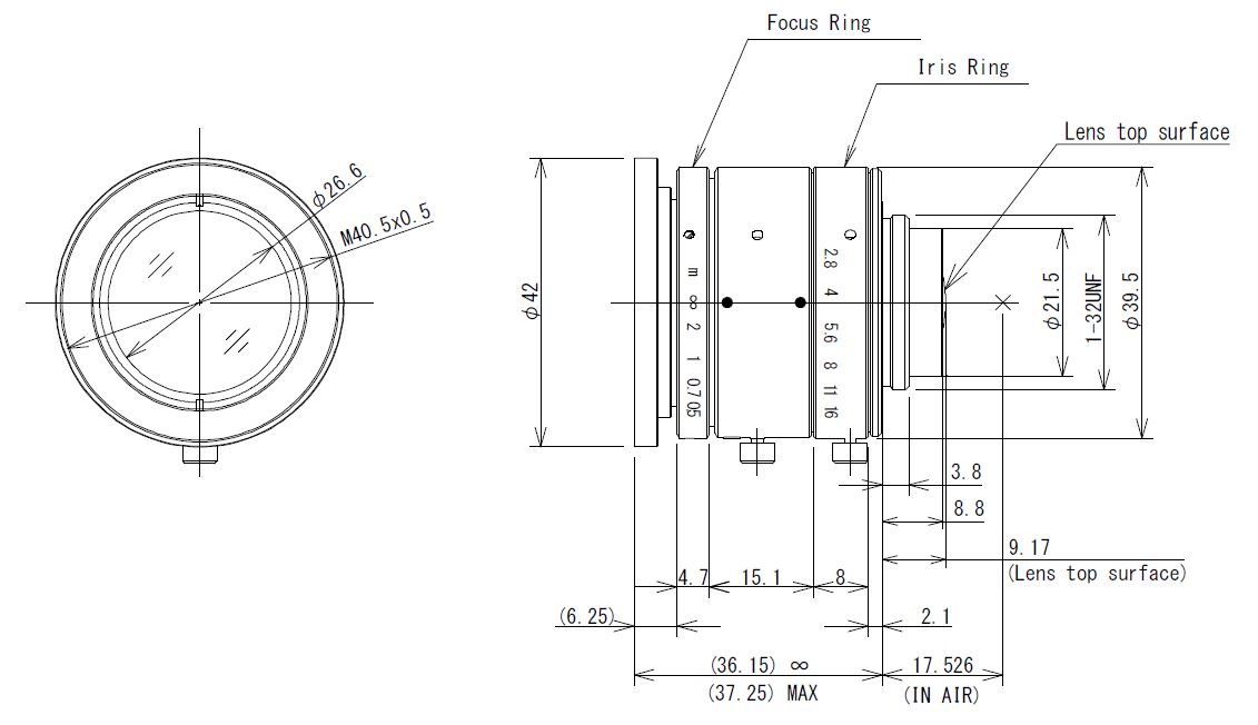 V1228-MPY2 12 Megapixel Lens